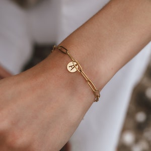 Letters Bracelet Letters Bracelet Gold Personalized bracelet Bracelet with personalized letter image 1