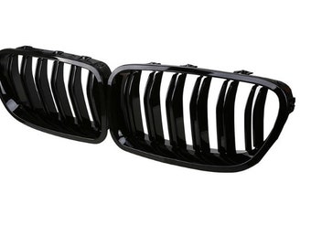 Kidney Grilles For BMW BMW F10 F11 Black Gloss Lacquer M5 Type After 2010