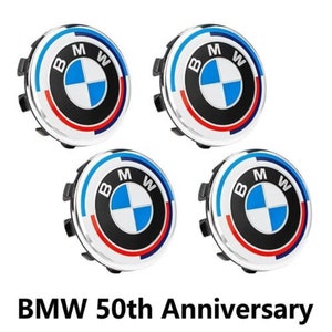 Genuine BMW 50 Year Heritage Roundel Badge Emblem 82mm Front Rear Hood  Trunk NEW