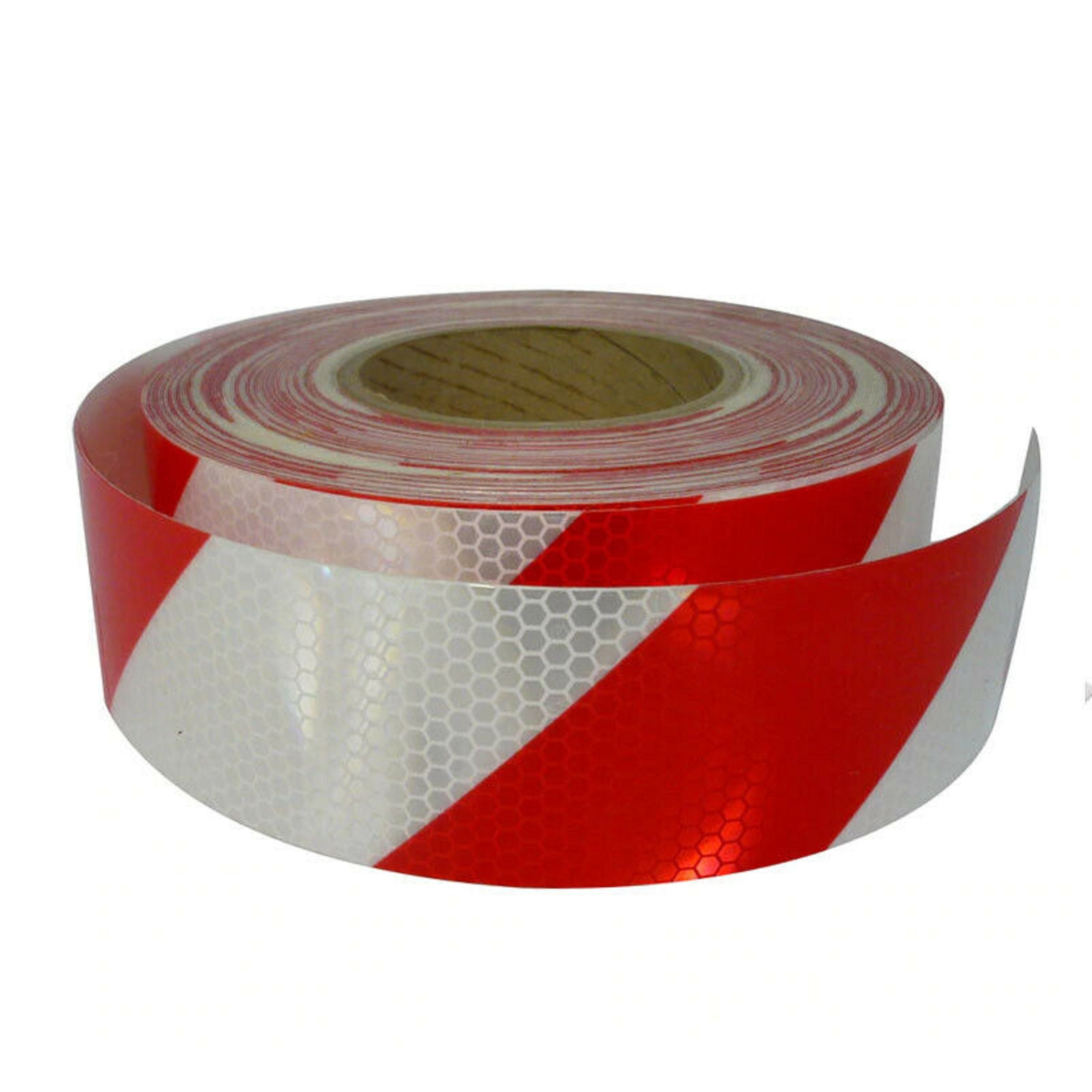 Red and White High Intensity Reflective Tape Self-adhesive Vinyl