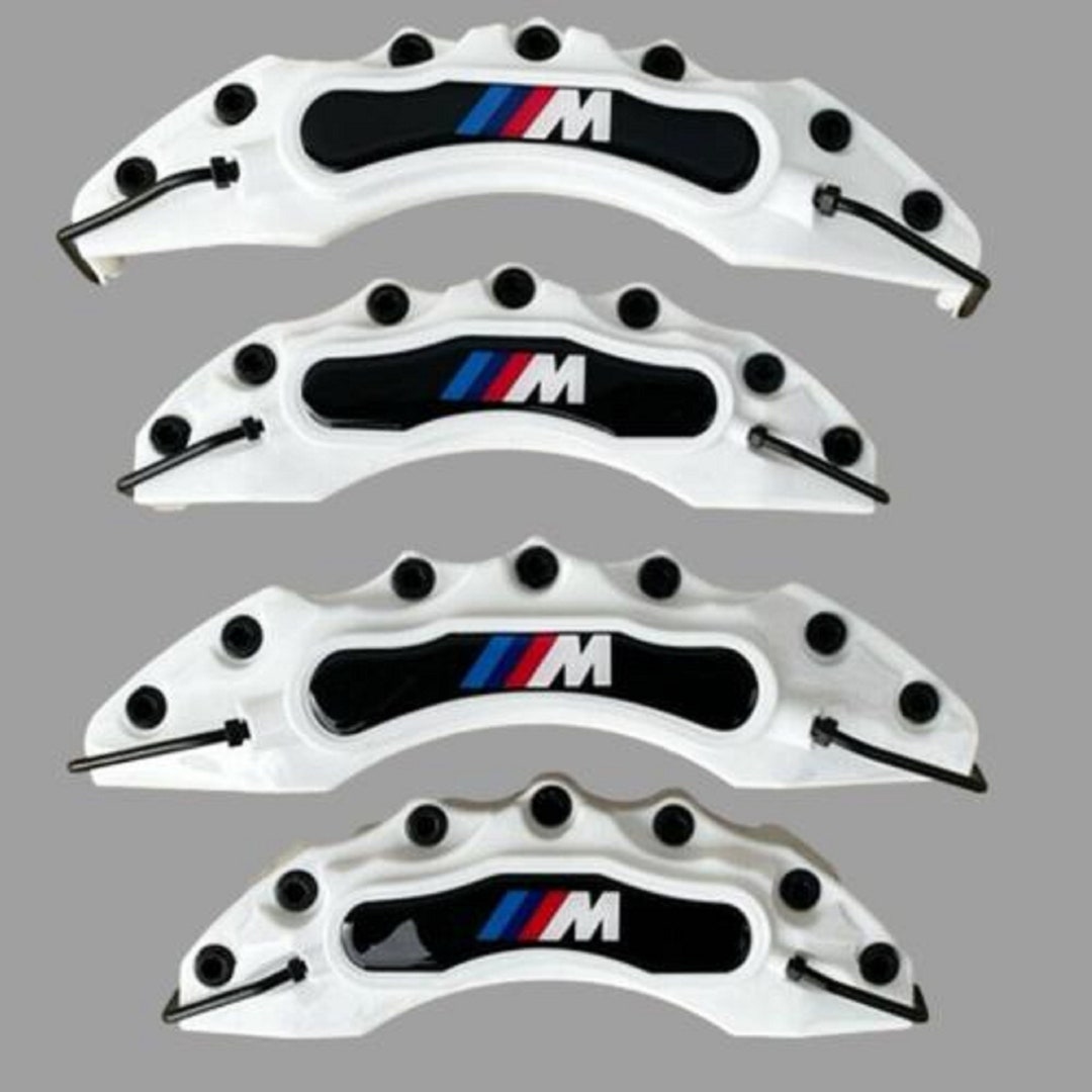Pair of BMW M Brake Caliper Cover Front Rear Power Rim Wheel Set Car