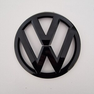 VW Golf 7 VII Facelift Front Emblem Schwarz Black Zeichen GTI GTD R-Line  TCR ACC 
