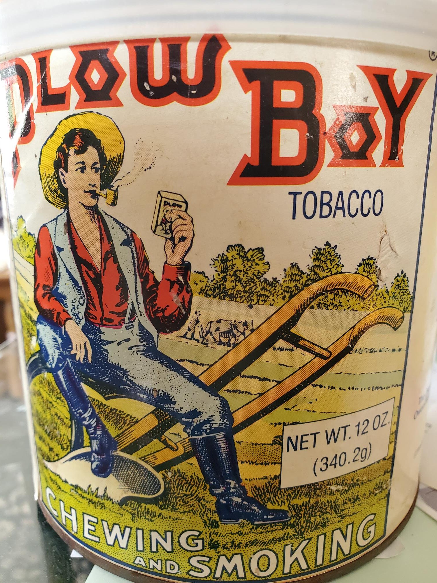 Vintage Plow Boy Tobacco Tin Containers Chewing and Smoking Etsy