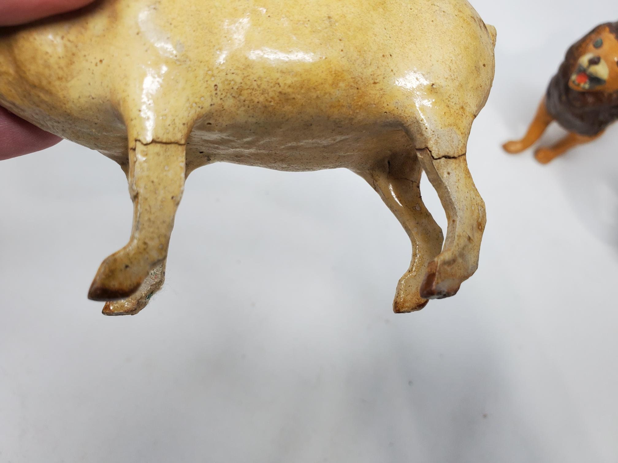 Vintage Antique German Stick Leg Paper Mache Animals Etsy