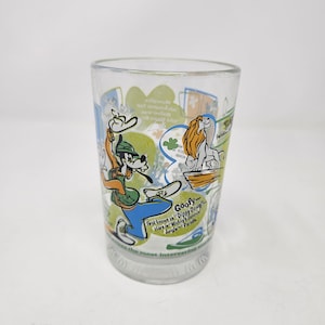 Vintage McDonalds Goofy 100th Anniversary Glass, Vintage Disney Glass, Vintage McDonald Glass, Goofy
