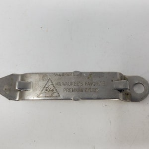 Vintage Blatz Milwaukee&#39;s Favorite Premium Beer Metal Can Opener, Vaughan
