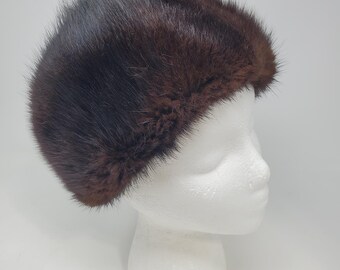 Real fur natural mink hat i have 4 of them all different very nice retail 1400 Women main image 3