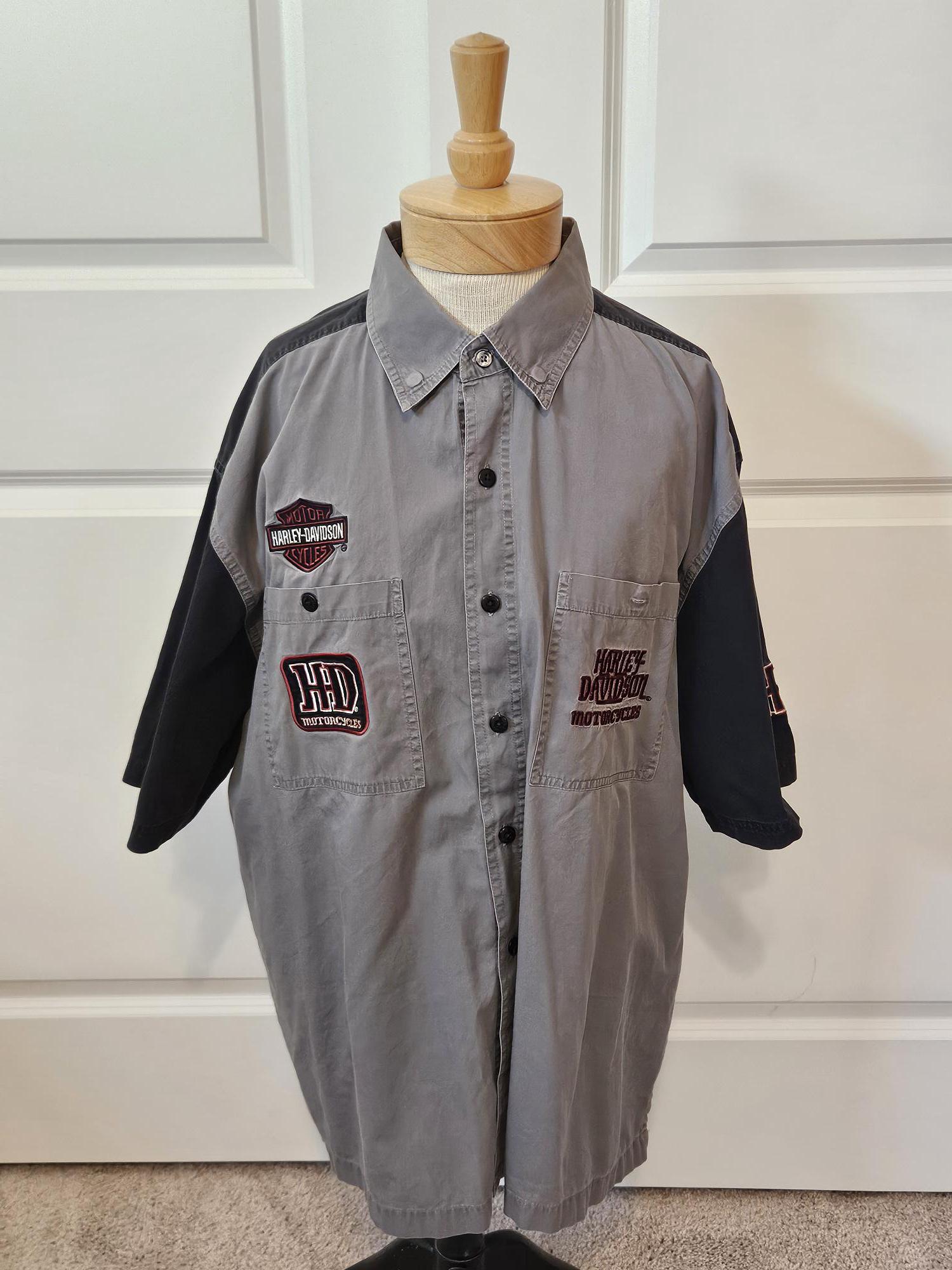 Harley Davidson Work Shirt - Etsy