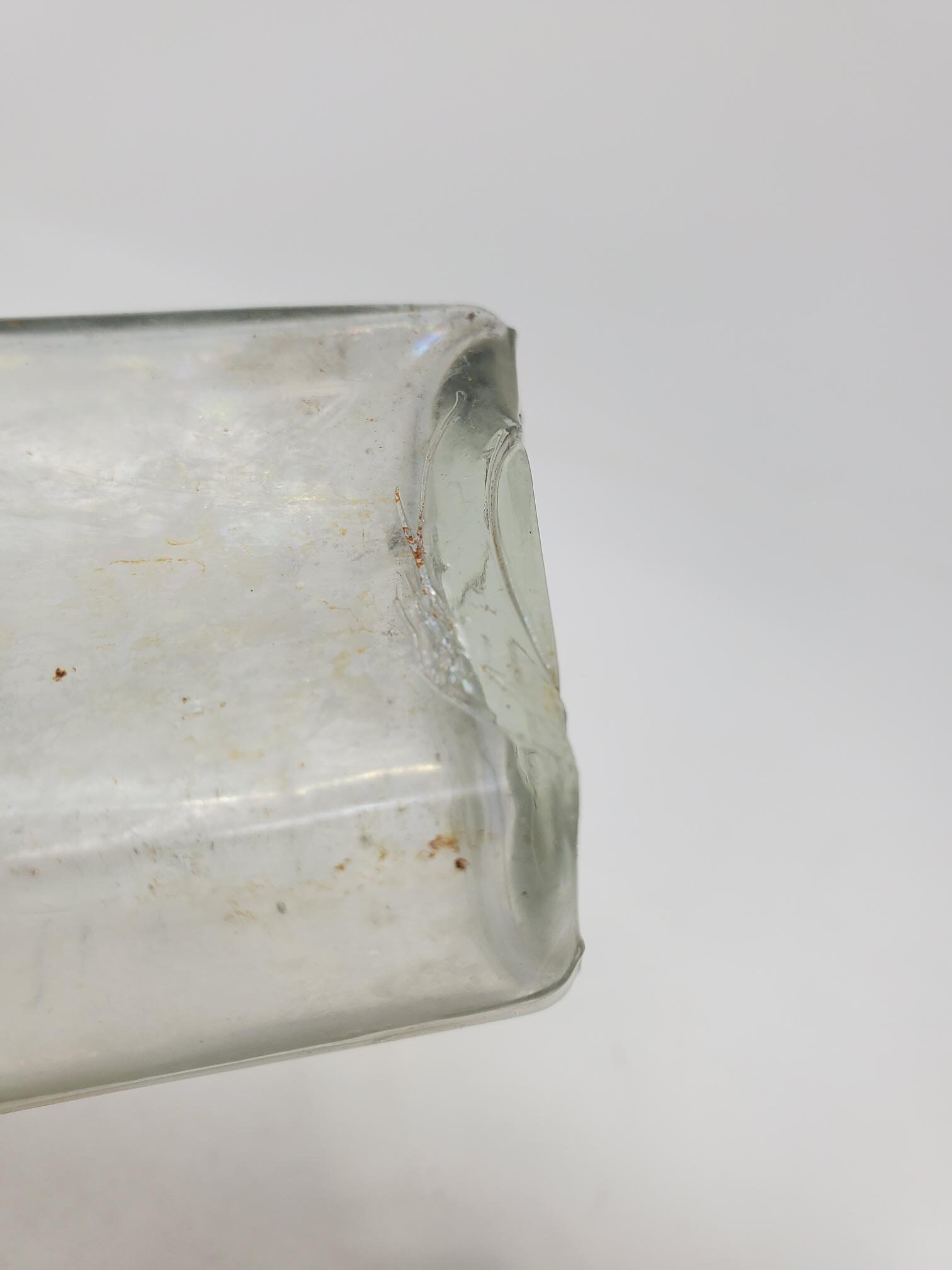 yacht club salad dressing bottle Vintage Yacht Club Salad Dressing Bottle Chicago Embossed Glass - 7.5"