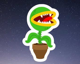 monster plant sticker, succulent stickers, plant life stickers, water bottle sticker, laptop sticker, funny sticker, decals, plant lover