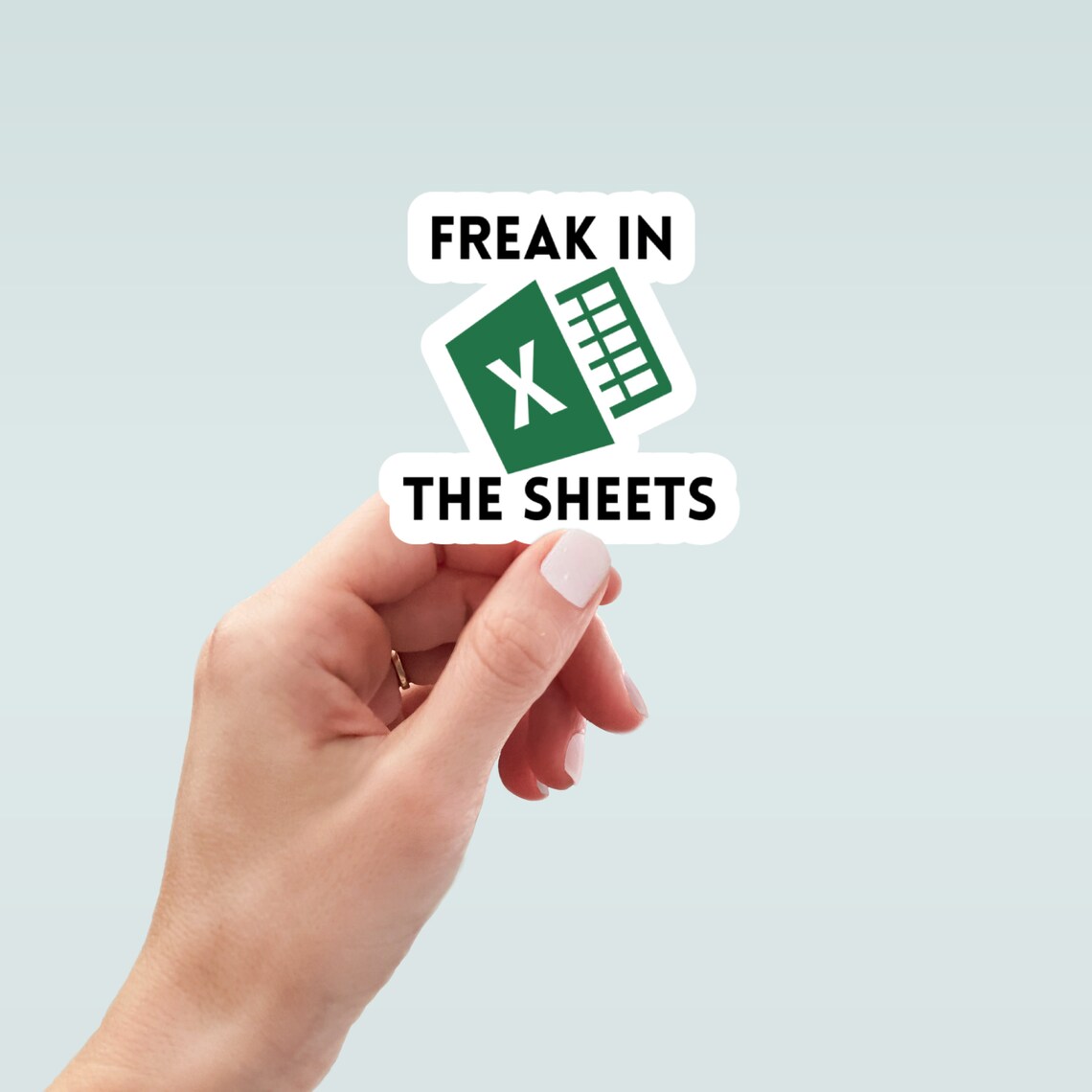Freak in the Sheets Sticker, Microsoft Excel, Laptop Stickers, Funny ...