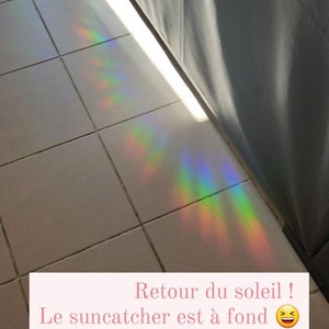 Attrape-Soleil sticker Chat Fantôme BOUH, suncatcher, pour fenêtre, autocollant holographique arc-en-ciel afbeelding 2