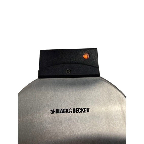BLACK+DECKER Belgian Waffle Maker, Stainless Steel, WMB500,Silver