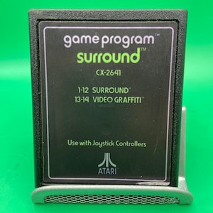 41 Surround Game Cart Zielona etykieta 1977 Atari 2600 CX-2641 Gra wideo