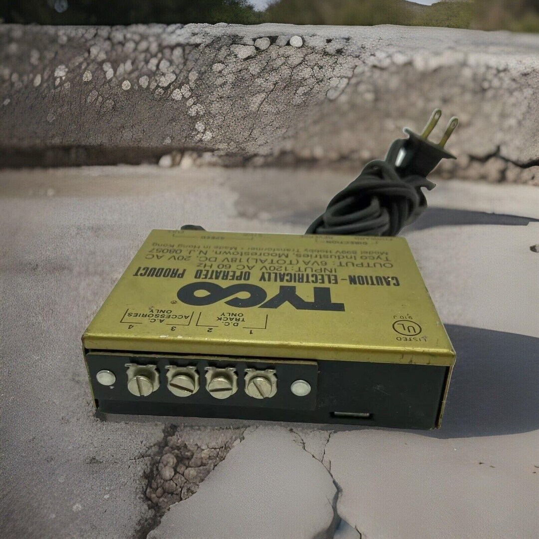 Tyco HO or N Scale Model Train Power Supply Transformer 899V Etsy