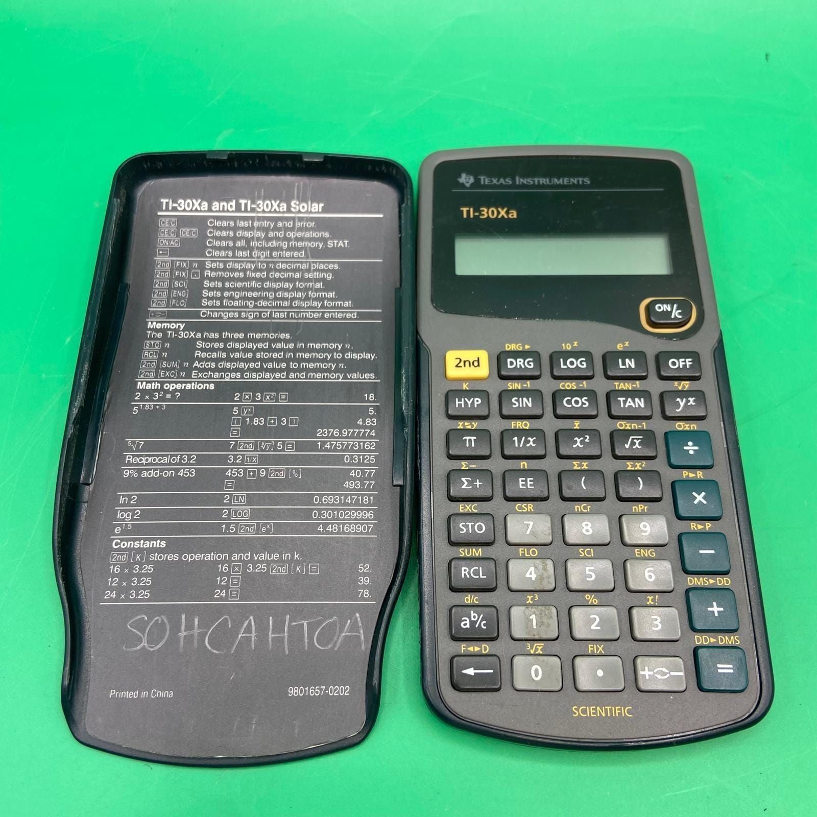 Calculatrice TI-2001 GTI Texas Instruments vintage calculator