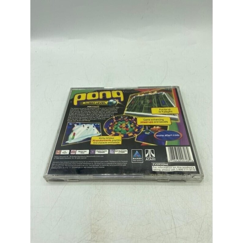 Pong the Next Level sony Playstation 1 PS1 1999 Complete Etsy