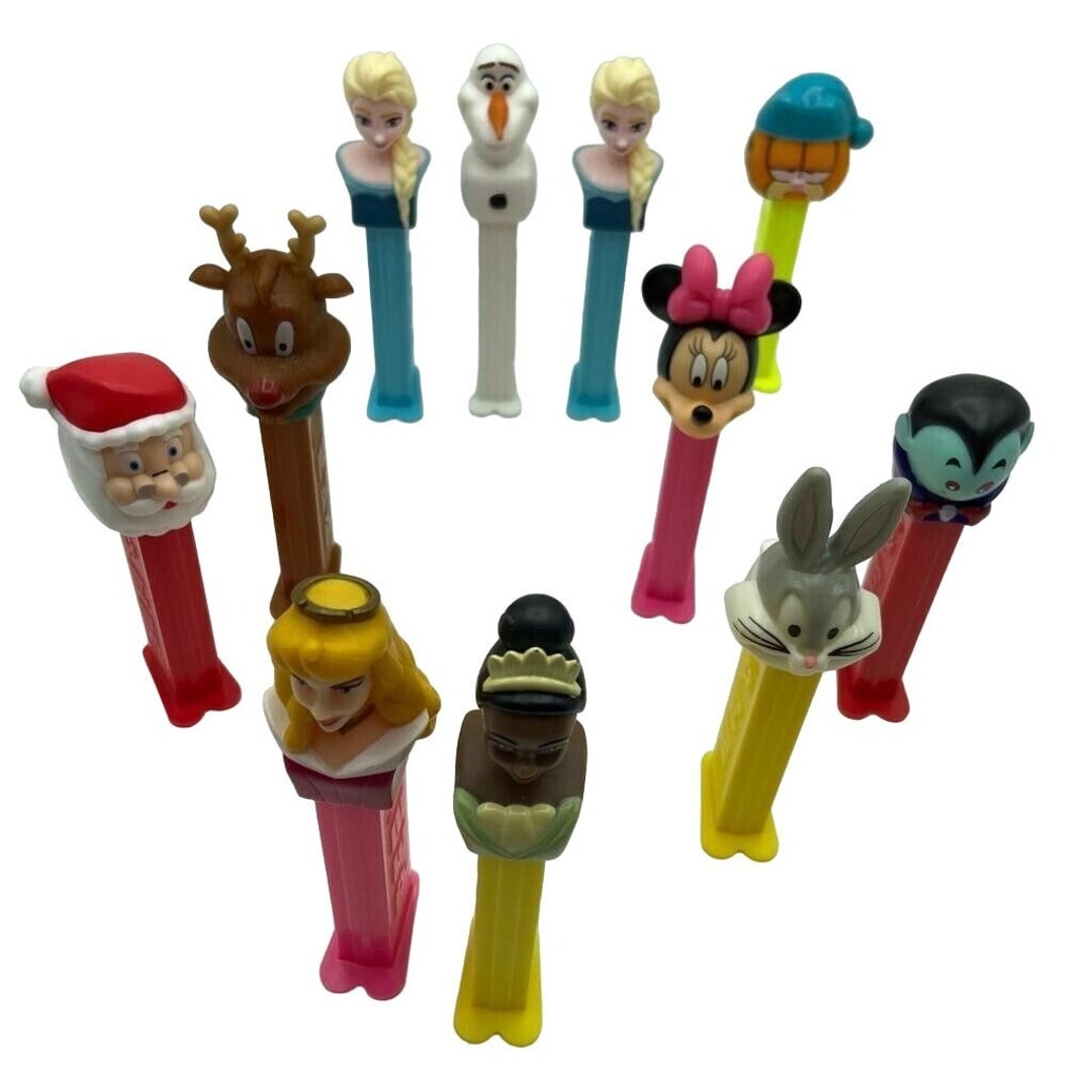 Vtg Lot Of 11 Assorted Pez Dispensers Etsy