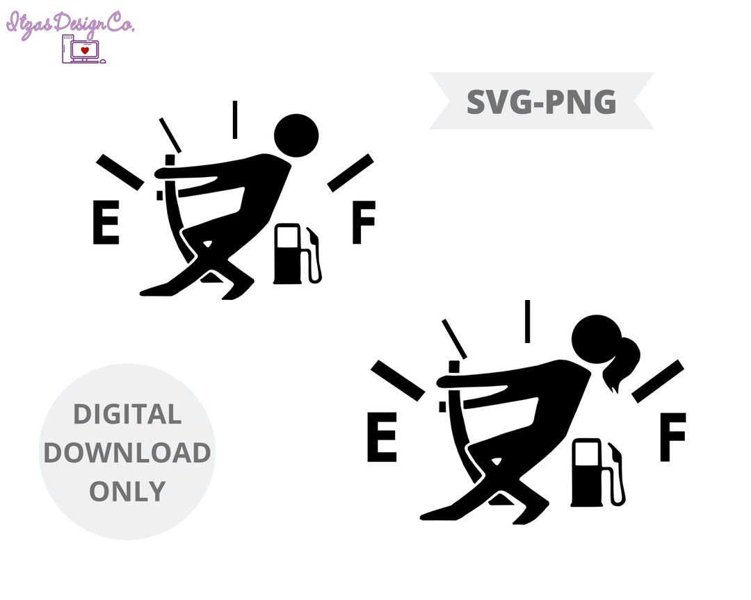 Gas Tank Decal SVG/PNG Etsy