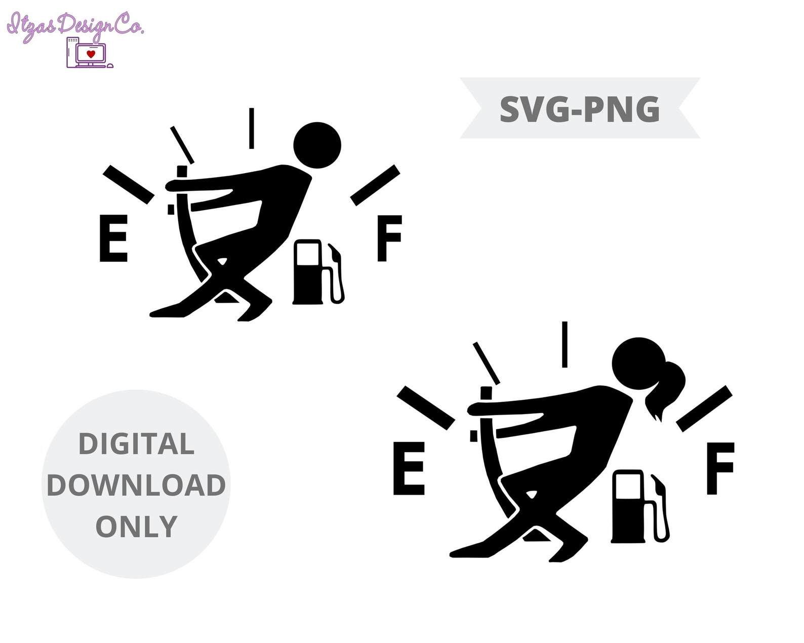 Gas Tank Decal SVG/PNG Etsy