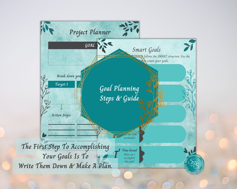 Goal Planner Bundle SMART Goal Setting Template 2023 Goal Etsy