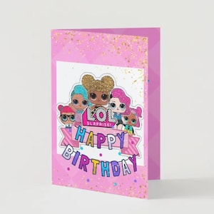 Carte d'anniversaire pour enfants à imprimer