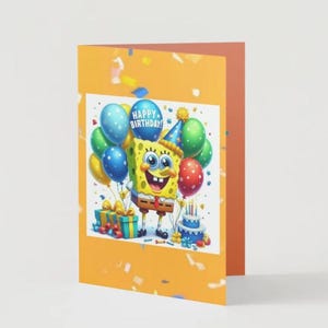 Druckbare Kinder Geburtstagskarte