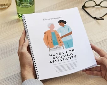 CNA Study Notes | Nursing Assistant Exam Notes | CNA Certification Study Guide | Digital PDF Download