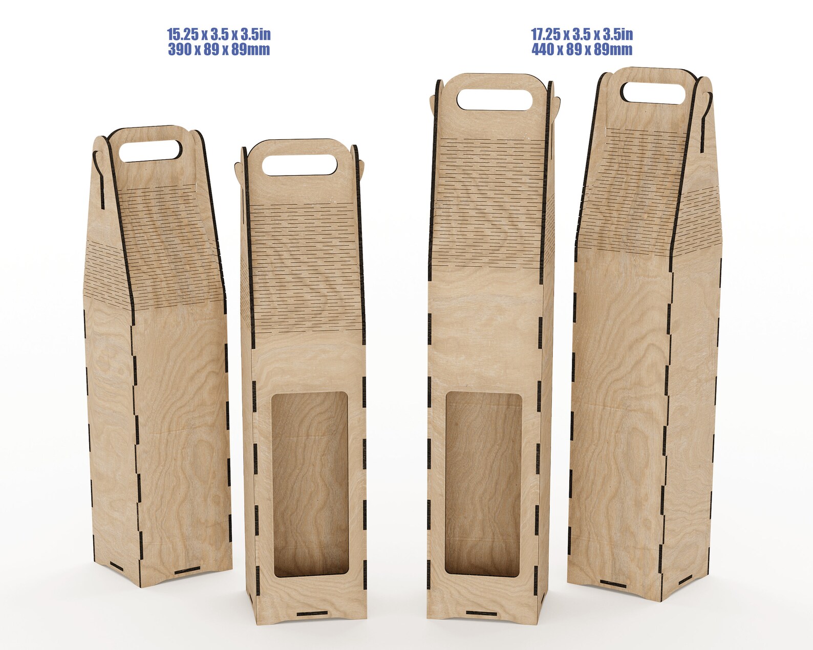 Wine Bottle Box Laser Cut Files Ceremony Wine Bottle Box Etsy