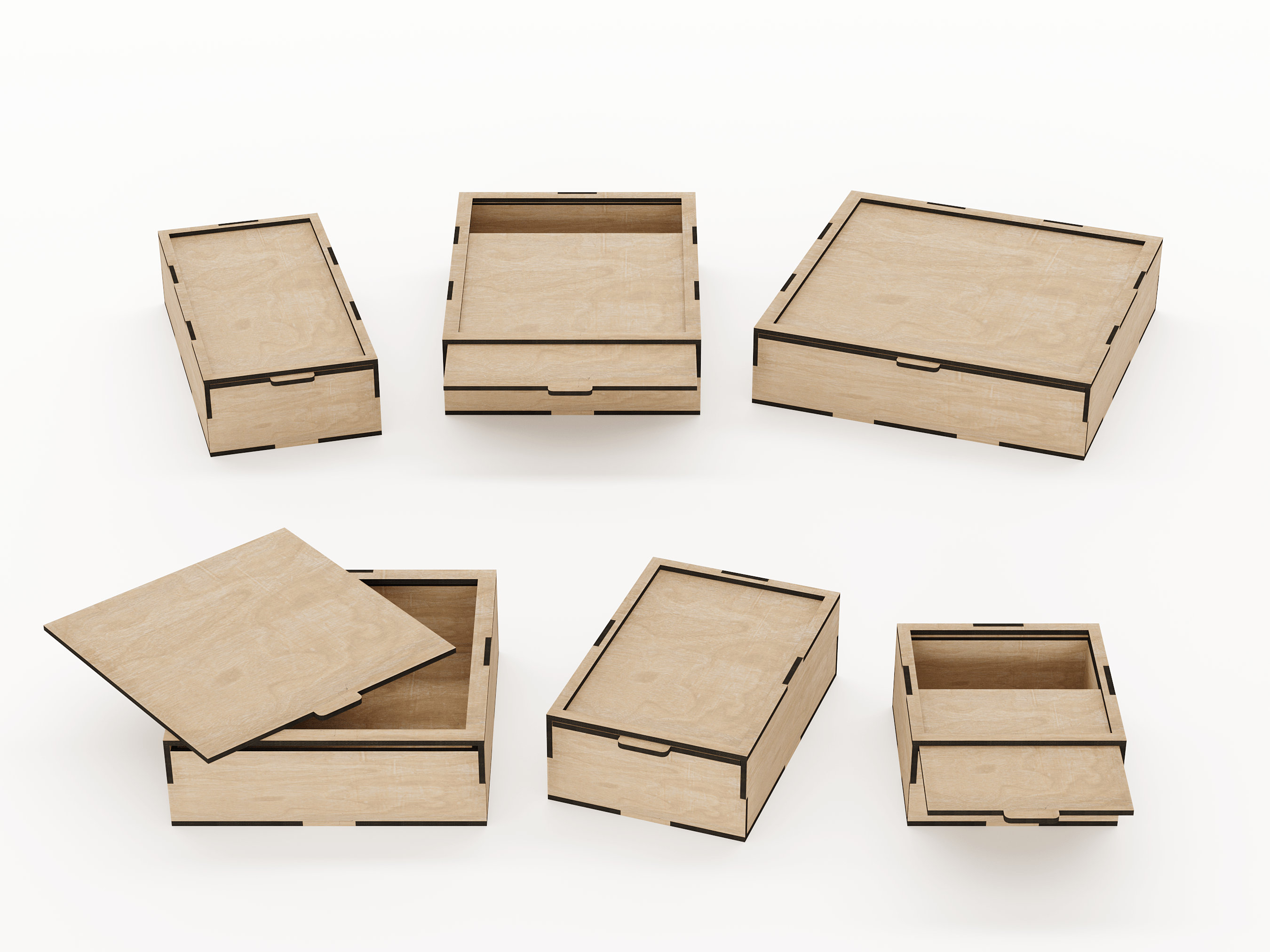 Laser Cut Box With Sliding Lid Storage Box Bundle Multiple Etsy Australia