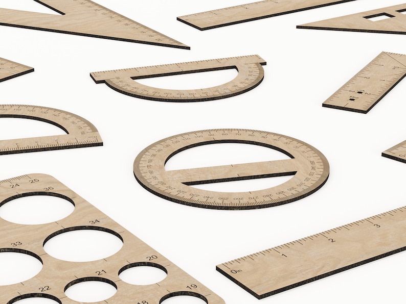 Laser Cut Rulers Back to School Rulers 50 Rulers Bundle Etsy New Zealand