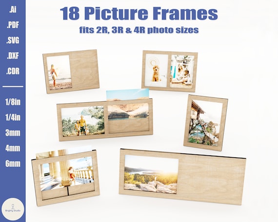 Set di 5 cornici in legno - Molto Collectibles