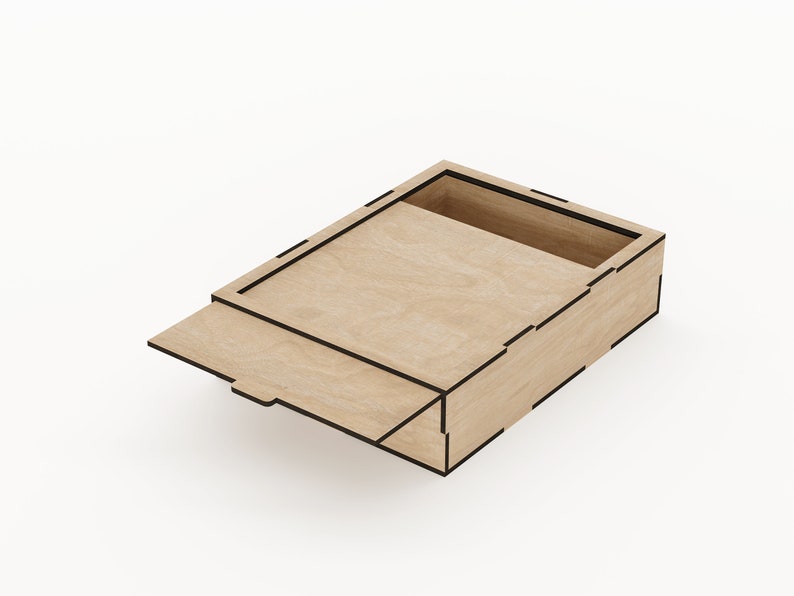 Laser Cut Box With Sliding Lid Storage Box Bundle Multiple Etsy