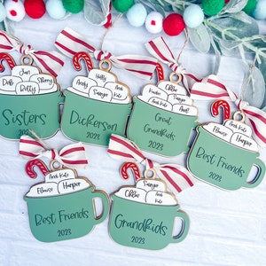 Customizable Ornament | Grandchildren | Sisters | Best Friends | Great Grandchildren | Christmas 2023 Ornament