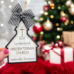 Personalized Church Ornaments