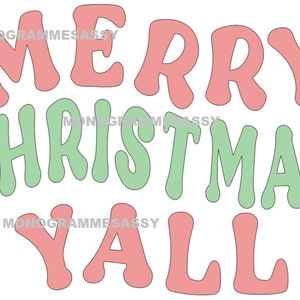 Merry Christmas Yall PNG