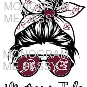 maroon Tide Girl PNG