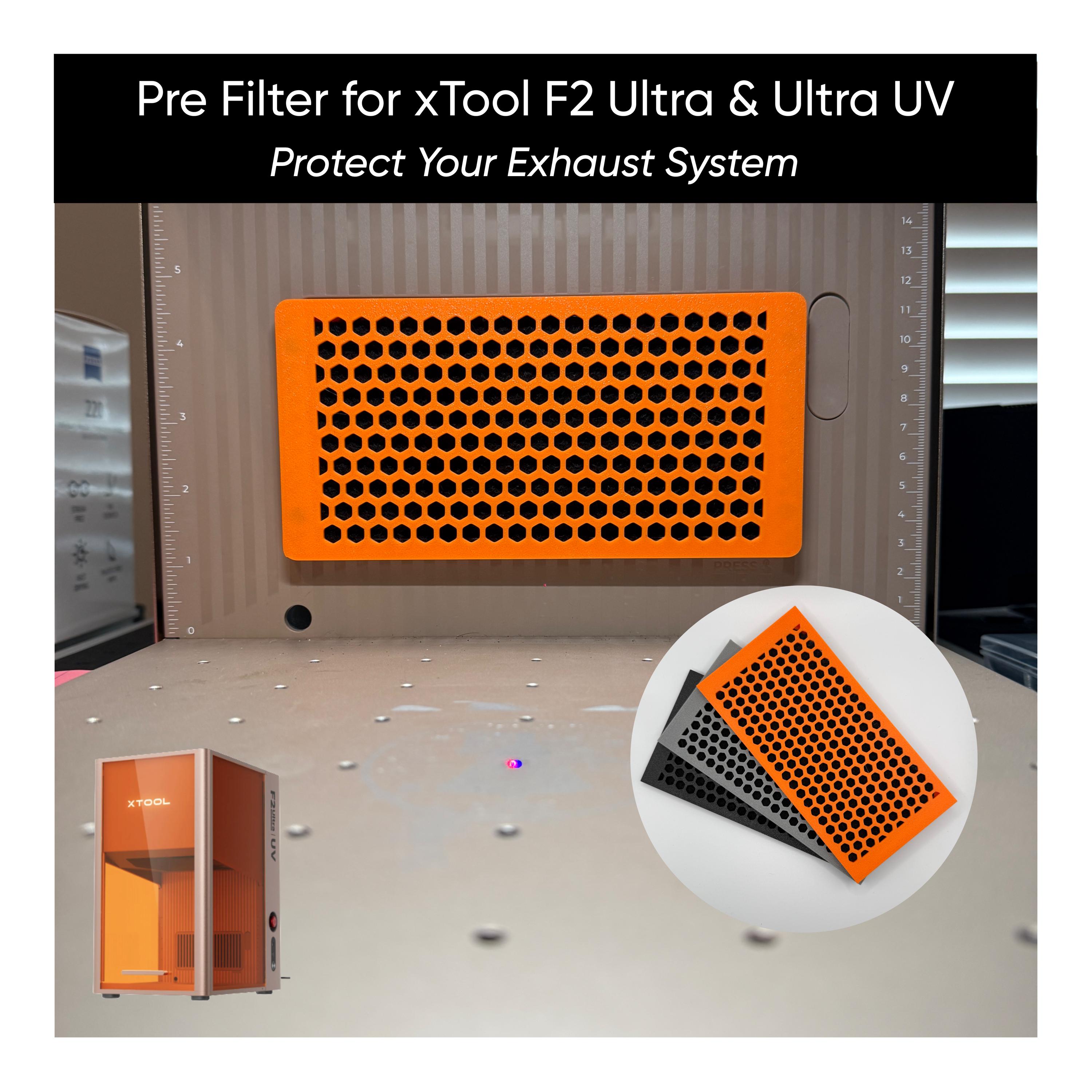 Xtool F2 Ultra (UV) Carbon Pre Filter | Magnetic Attachment