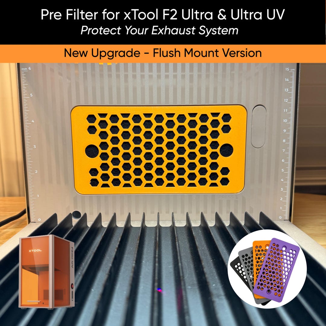 F2 Filter Xtool F2 Ultra UV Carbon Pre-filter | Replacement Exhaust Cover ...