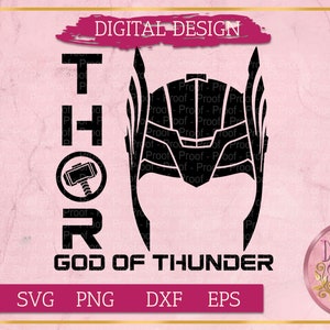 Thor svg, Thor Helmet svg, Thor Shirt svg, Avengers svg, Cut File Cricut svg png, Thor Logo svg, Instant Download, Png Thor love and thunder