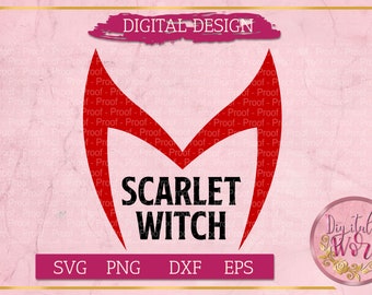Scarlet Witch Logo - Etsy