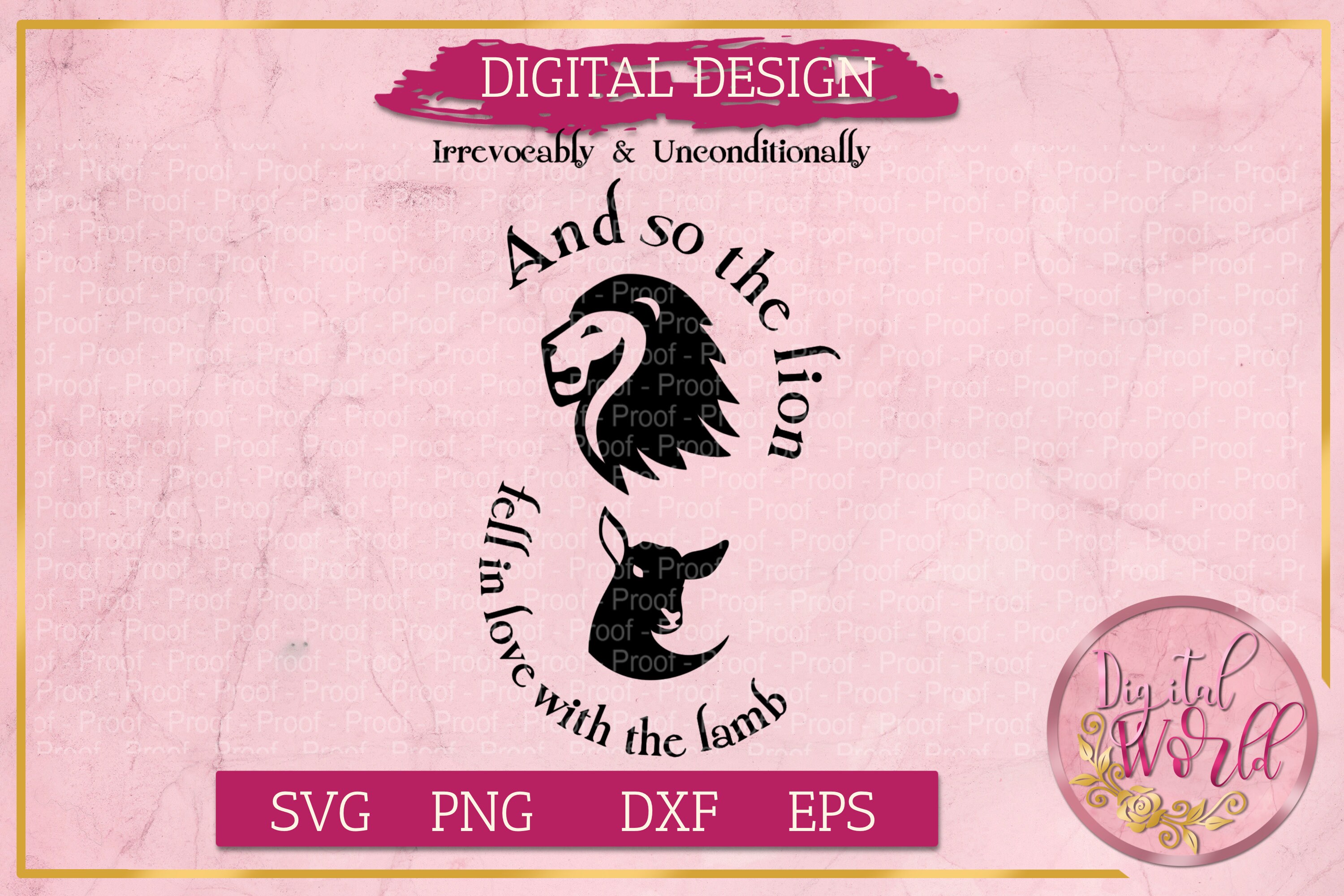And So The Lion Fell In Love With The Lamb And so the Lion Fell in Love With the Lamb SVG, Twilight SVG, Eduard