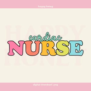 Herz Krankenschwester PNG, Herz RN, Herz Step Down PNG, Krankenschwester T-Shirt und Aufkleber Design