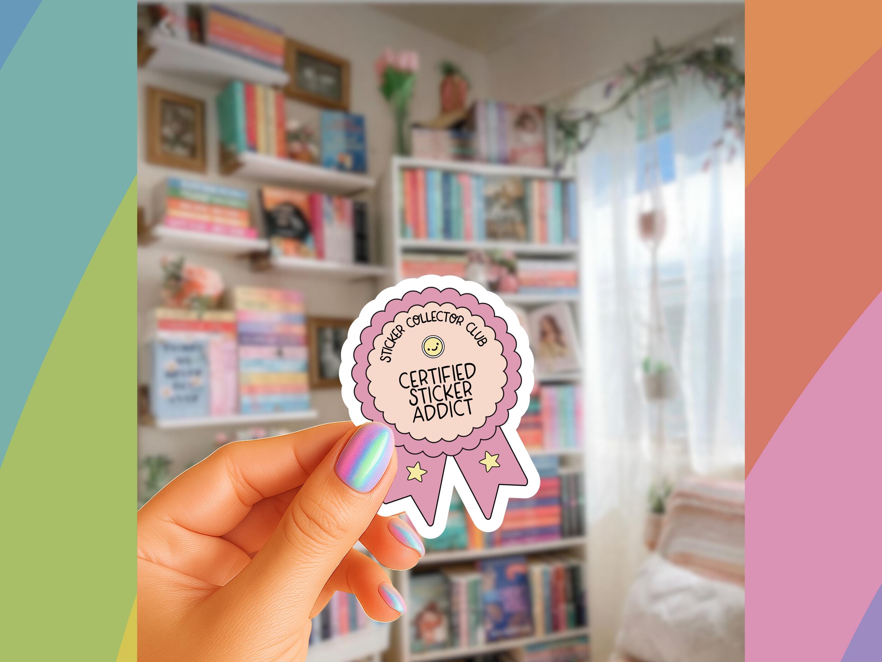 Certified Sticker Addict PNG, Award Badge Sticker Lover Design (digital ...