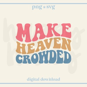 Haz que el cielo se llene SVG PNG, SVG religioso / Uso comercial, Diseño de camisetas