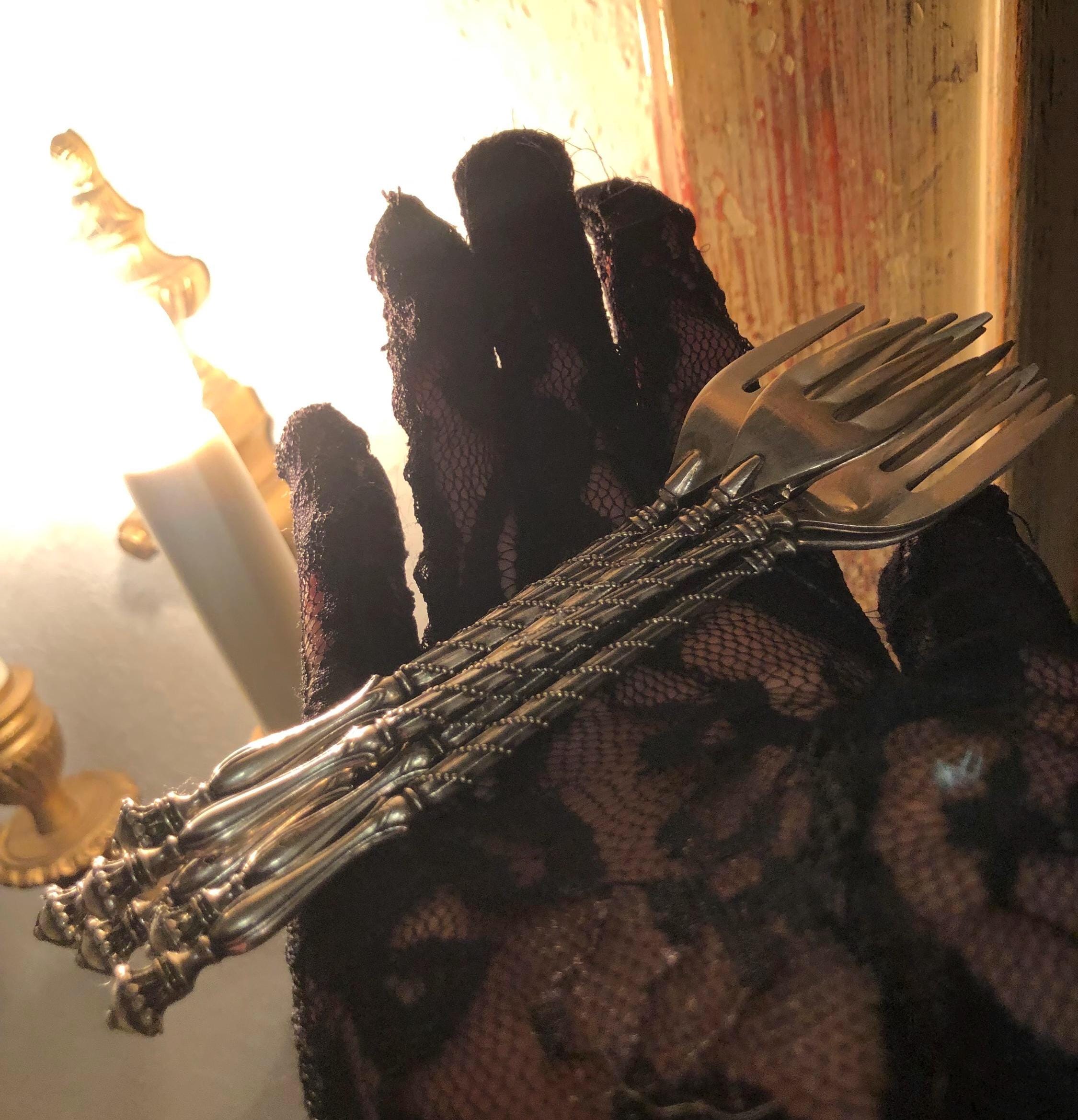 フルーツ、デザート、ケーキなど、この素晴らしい6本セットの純銀