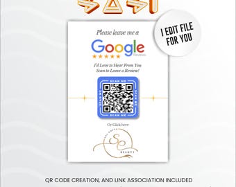 Google Review Card Template: Customer Review Handout