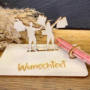 Geldscheinhalter Shoppingtour, Shopping, Einkaufen, Geldgeschenk, Geburtstag, Geschenk, Wunschtext, Personalisierbar