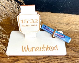 Geldscheinhalter Smartwatch