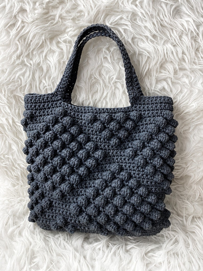 Crochet Tote Bag PATTERN Pdf With Video Tutorial & Diagram Etsy